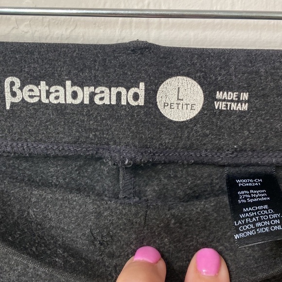 Betabrand gray pants size large petite. - Picture 5 of 8